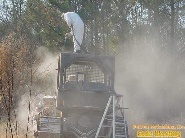 Heavy Equipment Stripping in Progress