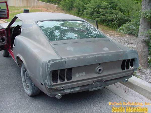 Mustang Rear Post Stripped